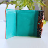 コンパクト二つ折り財布 蛇革 パイソン (アネモネ)