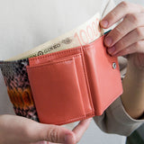 コンパクト二つ折り財布 蛇革 パイソン (アネモネ)