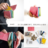 ミニ財布 モネ オストシリーズ (オーストレッグ青・ネイビー)