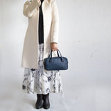 スクエアバッグ ルシア ネイビー(ハンドル:カラフルペイント)