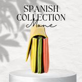 ミニ財布 モネ 牛革(黄・緑・ピンク)