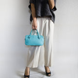 スクエアバッグ ルシア (ターコイズブルー/ハンドル:ターコイズブルー)