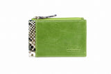 パスケース タルヘテロ Tarjetero (パイソン アップルグリーン)