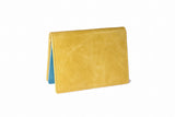 名刺入れ ビズ Biz (ソルイエロー& ターコイズブルー)