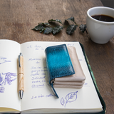 ミニ財布 モネ オストシリーズ (オーストレッグ青・アッシュ)