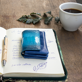 ミニ財布 モネ オストシリーズ (オーストレッグ青・ネイビー)