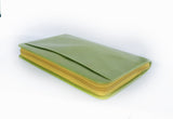 ノートカバー式クラッチバッグ リブレタ Libreta (アップルグリーン・ソルイエロー)