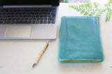 ノートカバー 式クラッチバッグ リブレタ Libreta (ターコイズブルー)