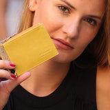 パスケース タルヘテロ Tarjetero (パイソン ソルイエロー)