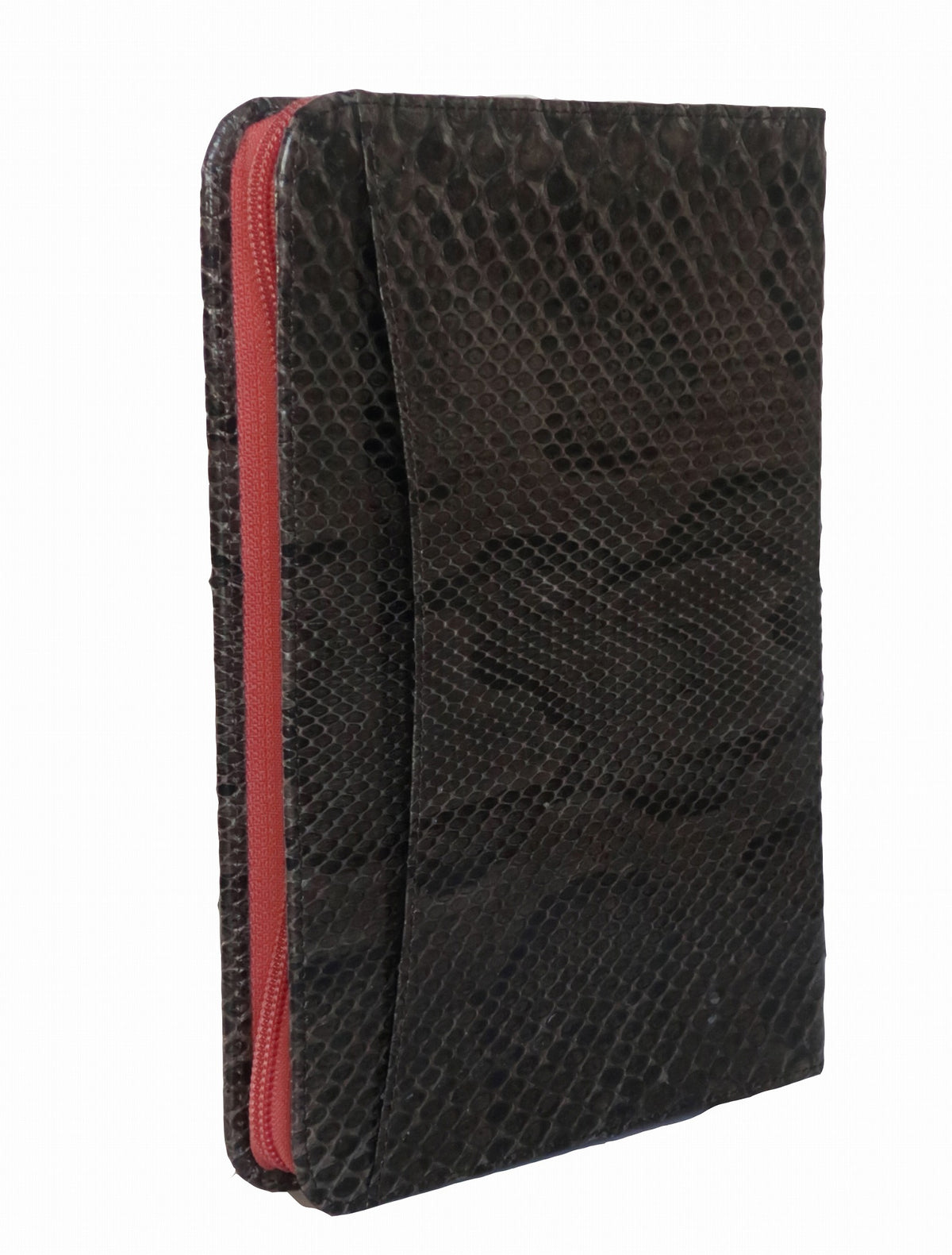 クラッチバッグ　パイソン リブレタ　Libreta （ダークグレイ)